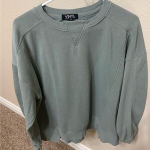Vinyl Women's Sage Green Sweatshirt
